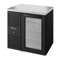 True Premier Bar 32-Inch One-Section Refrigerated Back Bar Cooler with Locking Glass Door