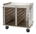 Thumbnail image #1 for Cambro ProServe 2-Section Stainless Steel Meal Delivery Cart for 20 14