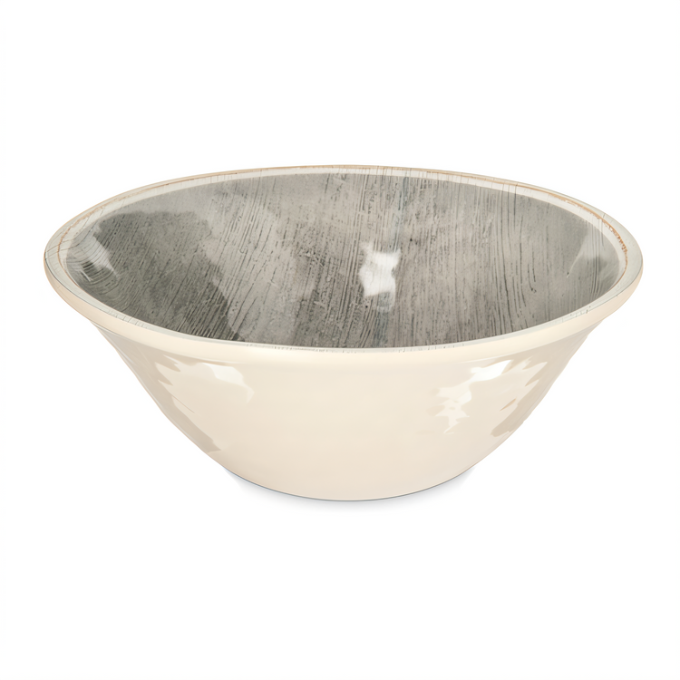 Product image #1 for Grove 27 oz Smoke Gray Melamine Ice Cream Bowl, 7 Inch Diameter