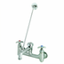 Thumbnail image #1 for Chrome-Plated Brass Service Sink Mixing Faucet with 8-Inch Adjustable Centers