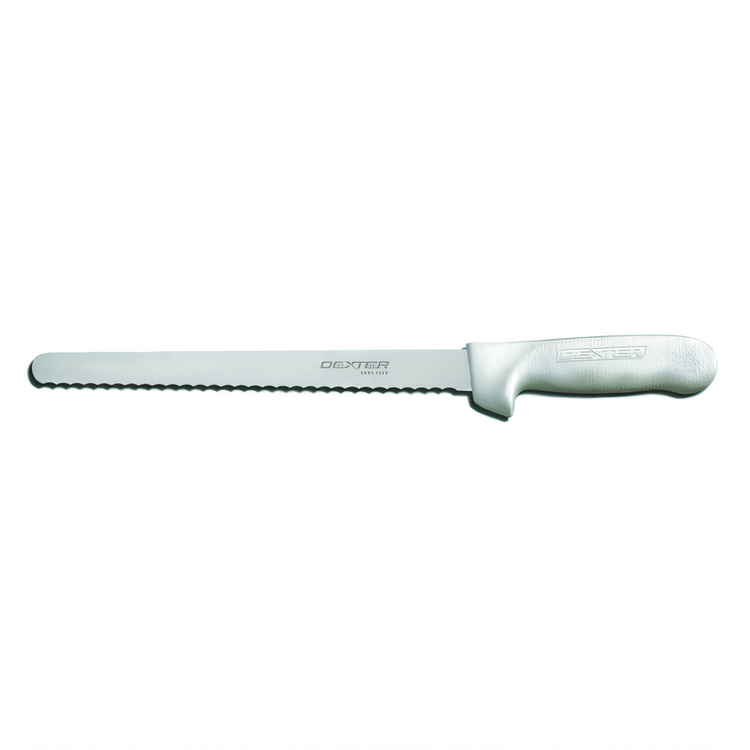 Product image #1 for Dexter-Russell Sani-Safe 10-Inch Narrow Scalloped Edge Slicer Knife