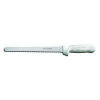Dexter-Russell Sani-Safe 10-Inch Narrow Scalloped Edge Slicer Knife
