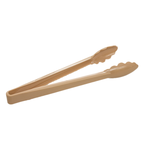 Product image #1 for Crestware 12-Inch Beige Polycarbonate Salad Tongs
