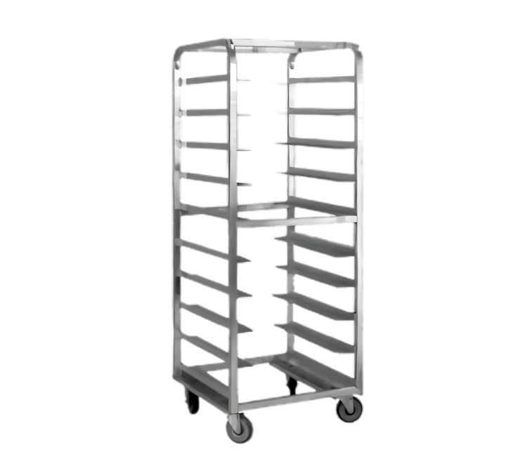 Product image #1 for FWE Mobile Aluminum Tray Rack for 12 Full-Size 18 x 26 Trays/Pans