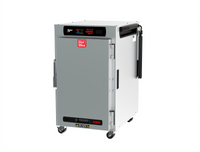 Metro HotBlox Narrow 8-Pan Pass-Thru Undercounter Insulated Holding Cabinet with Digital Touchscreen