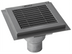 Thumbnail image #1 for Eagle Group 12 x 12 Inch Square Stainless Steel Floor Drain with Subway-Style Grating