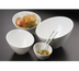 Thumbnail image #1 for American Metalcraft Endurance 11 oz White Slanted Round Melamine Serving Bowl, 5-Inch Diameter