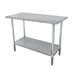 Thumbnail image #1 for Advance Tabco SLAG-303-X Special Value Series Stainless Steel Prep Tables