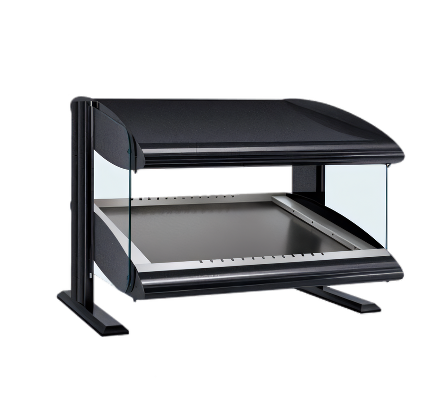 Product image #1 for Hatco Spot On Slant Countertop Heated Zone Merchandiser Warmer, 60-Inch, Single Shelf, 6-Zone