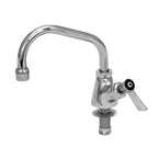 Thumbnail image #1 for Fisher 58009 Stainless Steel Single-Hole Deck-Mount Manual Faucet with 6-Inch Swing Spout, Lever Handle and 1/2-Inch Male Inlet