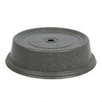 Thumbnail image #1 for Cambro Versa Camcover® 100VS191 Round Fiberglass Plate Cover, Granite Gray, 10-inch Diameter Case of 12
