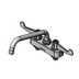 Thumbnail image #1 for T&S Brass 5F-4CWX08 equip Commercial Faucets & Plumbing