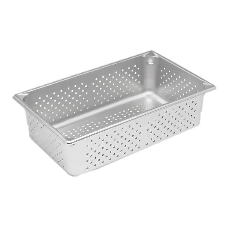 Product image #1 for Vollrath Super Pan V Full-Size Perforated Hotel Pan, 6-Inch Deep, 22-Gauge 300 Series Stainless Steel