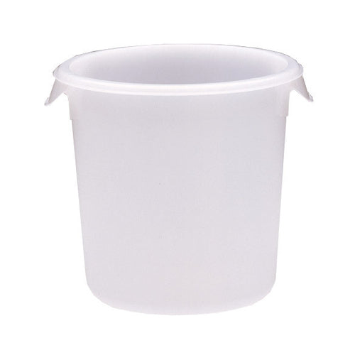 Product image #1 for Rubbermaid Commercial Products White Round 8 Qt Polyethylene Food Storage Container, Container Only