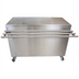 Thumbnail image #1 for BK Resources 72-Inch Stainless Steel Serving Counter with Hinged Door and Drop Shelf