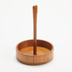 Thumbnail image #1 for American Metalcraft Loft Collection Acacia Wood Condiment Caddy, 7-1/4 Inch Diameter