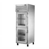True SPEC SERIES One-Section Reach-In Display Freezer, -10°F, with Two Glass Half Doors