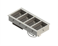 Vollrath Two-Well Insulated Dry Drop-In Hot Food Well with Thermostatic Controls, 120V