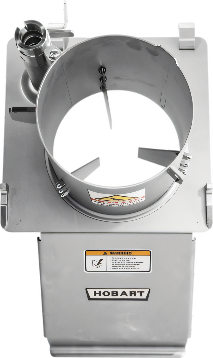 Product image #1 for Hobart Manual Tubular Cylinder Hopper/Chute Food Processor Part with 3 Knives