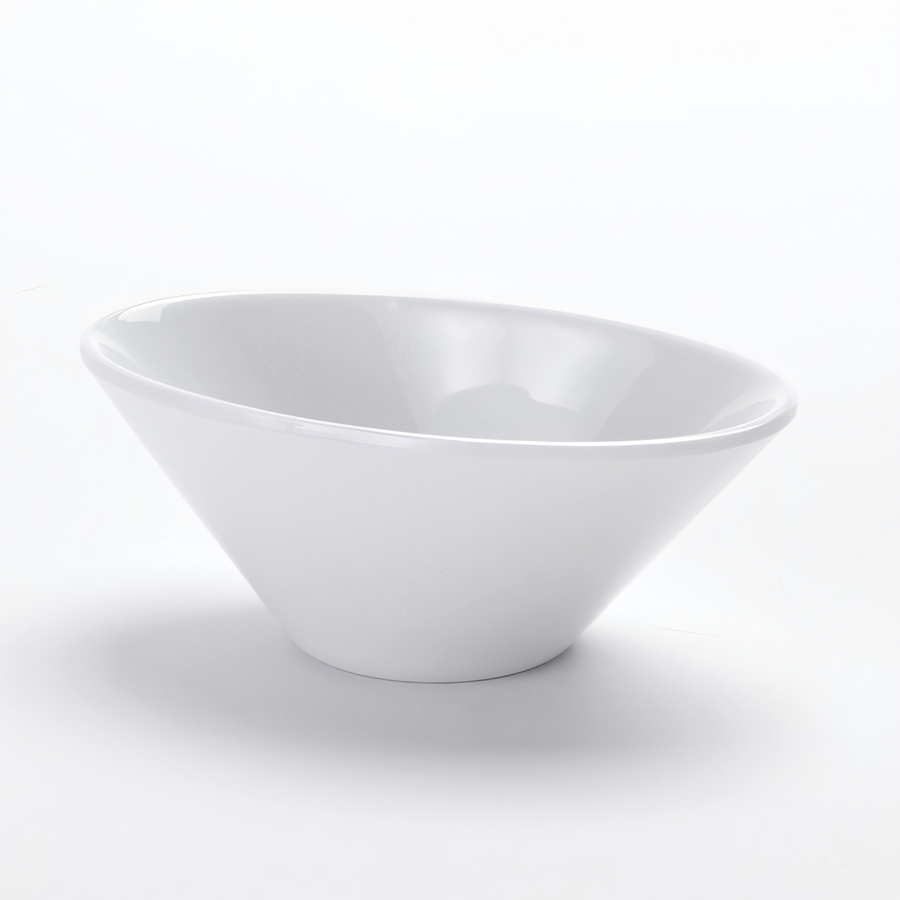 Product image #1 for American Metalcraft 2.5 oz White Angled Mini Melamine Bowl