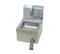 Advance Tabco Commercial Wall-Mounted Hand Sink with Apron, Knee Valve, and 9 x 9 x 5-Inch Bowl