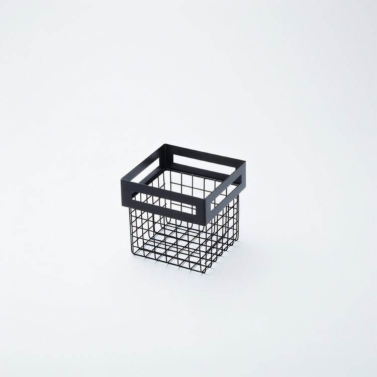 Product image #2 for American Metalcraft Twilight Rectangular Nestable Metal Serving Basket, Black, 6-7/8 x 6-3/10 x 6 Inches