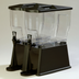 Thumbnail image #1 for Trimline Premium 6-Gallon Rectangular Double-Bowl Drink Dispenser, Clear Polycarbonate with Black Base