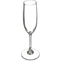 Alibi 6 oz Clear Polycarbonate Champagne Flute