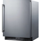 Thumbnail image #1 for Summit Commercial Summit Appliance ALFZ53CSS 24-Inch Undercounter All-Freezer, 3.7 Cu. Ft., Stainless Steel, Digital Controls