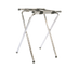 Thumbnail image #1 for Crestware Tubular Folding Chrome Tray Stand with Extra-Thick Nylon Straps