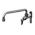 Thumbnail image #1 for T&S Brass Pre-Rinse Add-On Faucet with 12-Inch Swing Nozzle, Lever Handle, and Vandal Resistant Aerator