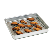 American Metalcraft 8 x 8 Inch Square Deep Dish Straight-Sided Aluminum Pizza Pan