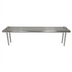 Thumbnail image #1 for Advance Tabco Table-Mounted Single Overshelf with 1-Inch Rear Turn-Up, 144-Inch x 12-Inch