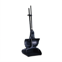 Lobby Pro Upright Dust Pan Hanger Bracket, Black, 4 x 1-1/4 x 1-1/4 Inches