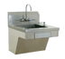 Thumbnail image #1 for Eagle Group ADA Wall-Mount 14-Inch Stainless Steel Hand Sink with Gooseneck Faucet, Skirt Assembly, Soap Dispenser, and Paper Towel Dispenser