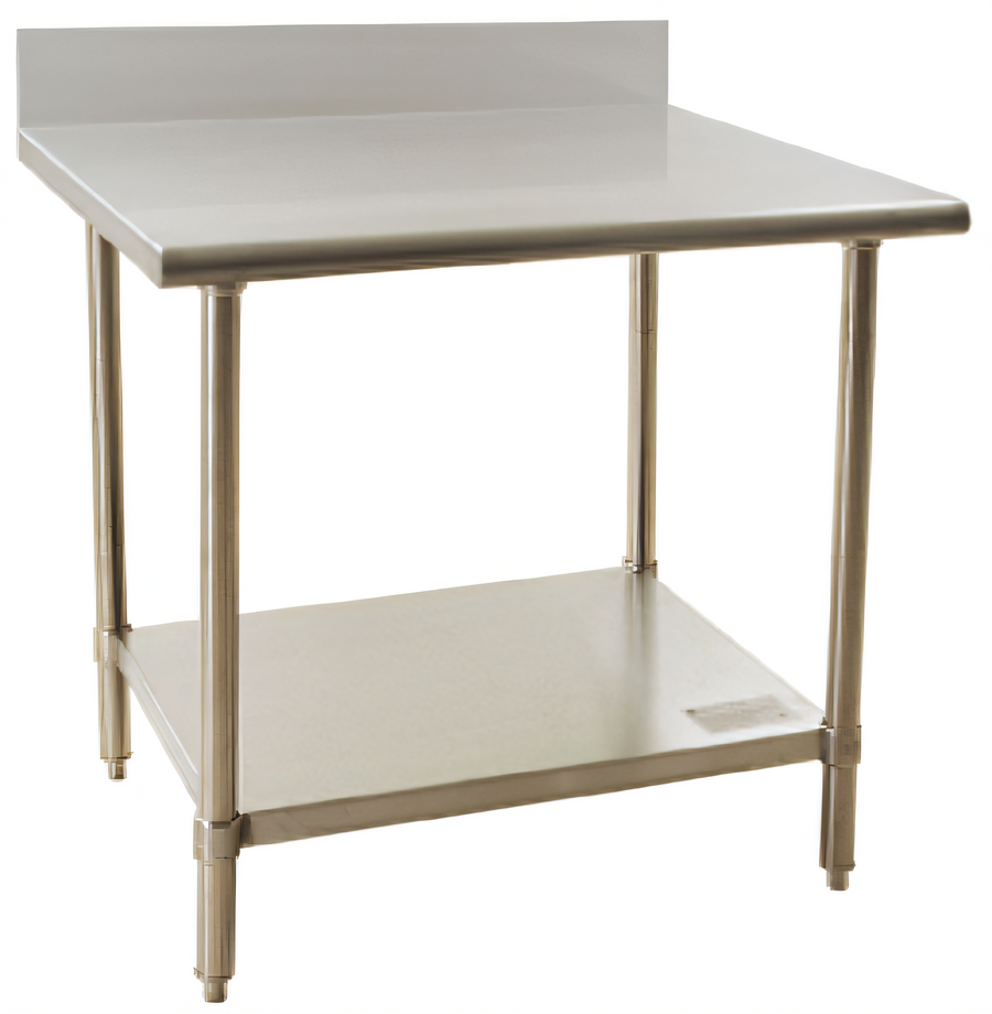 Product image #1 for Eagle Group BlendPort® KL Series Stainless Steel Work Table with Backsplash and Undershelf, 72 x 30 Inches