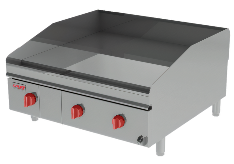 Product image #1 for Lang LG Series Heavy-Duty 36-Inch Electric Countertop Griddle, Extended-Depth 30-Inch Cooking Surface, 3-Zone