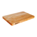 Thumbnail image #1 for John Boos Chop-N-Slice 213 Rectangular Maple Wood Cutting Board, 18" x 12" x 1-1/4", Reversible, Edge Grain