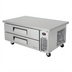 Thumbnail image #1 for Turbo Air Super Deluxe 2-Drawer Extended Top Chef Base Refrigerator, 58-1/4 Inch Wide, 9.1 Cu. Ft., Side-Mounted Self-Contained Refrigeration