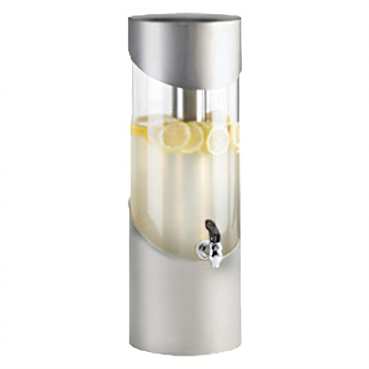Product image #1 for Cal-Mil Round 3 Gallon Beverage Dispenser with Ice Chamber, Acrylic Tank and Stainless Steel Base