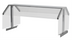 Thumbnail image #1 for Turbo Air 59-Inch Double-Sided Stainless Steel Sneeze Guard for JBT-60 Food Bars