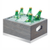 Thumbnail image #1 for Ashwood Rectangular Wood Ice Housing with Clear Polycarbonate Pan Insert and Liner
