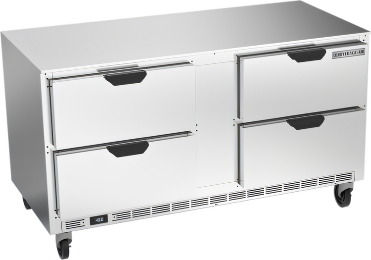 Product image #1 for Beverage-Air UCFD60AHC-4 60-Inch Two-Section Undercounter Freezer with 4 Drawers, 17.1 Cu. Ft.