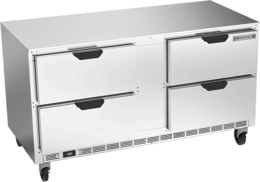 Product image #1 for Beverage-Air UCFD60AHC-4 60-Inch Two-Section Undercounter Freezer with 4 Drawers, 17.1 Cu. Ft.