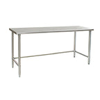 Thumbnail image #1 for Eagle Group BlendPort® BPT-3030STB 30 x 30 in. 430 Stainless Steel Corner Work Table, Flat Top, Open Base