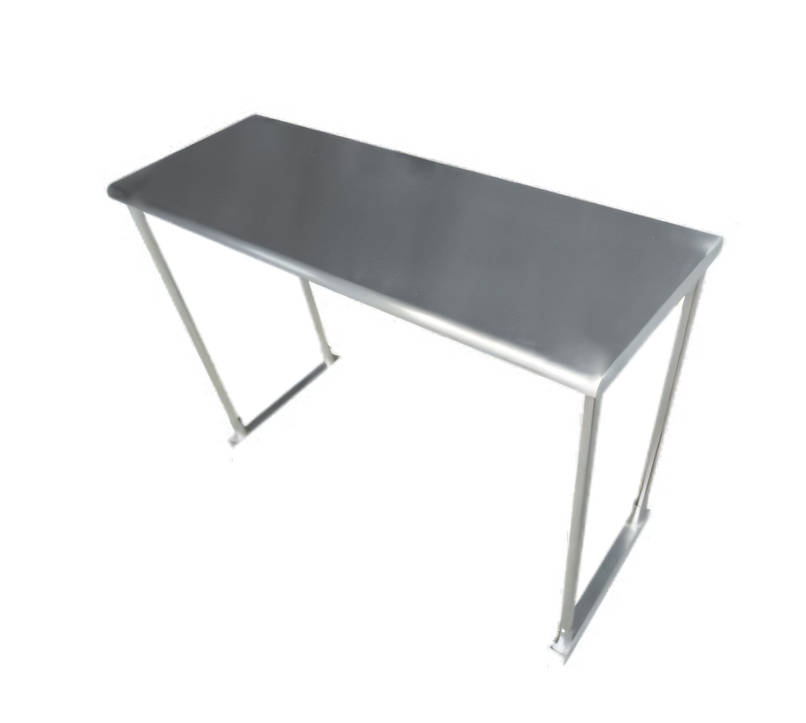 Product image #1 for Advance Tabco Special Value Series Table-Mounted Single-Deck Stainless Steel Overshelf, 60-1/4 Inch W x 12 Inch D