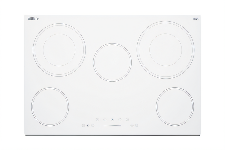 Product image #1 for Summit Commercial 30-Inch Built-In Electric Radiant Cooktop with 5 Burners, White Ceramic Glass