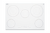 Thumbnail image #1 for Summit Commercial 30-Inch Built-In Electric Radiant Cooktop with 5 Burners, White Ceramic Glass