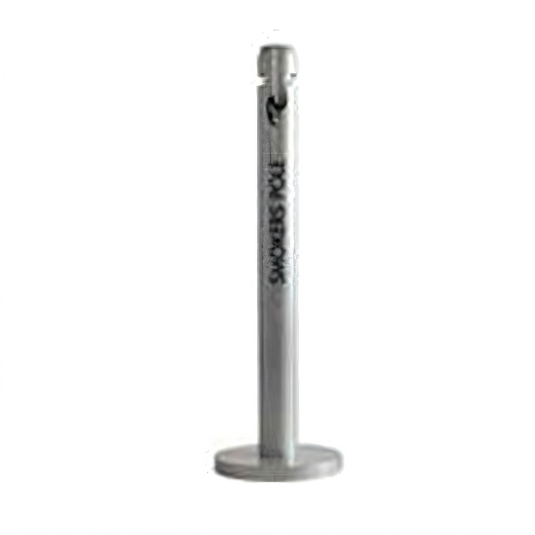 Product image #1 for Smokers Station 4-Inch Round Aluminum Outdoor Cigarette Receptacle, Black
