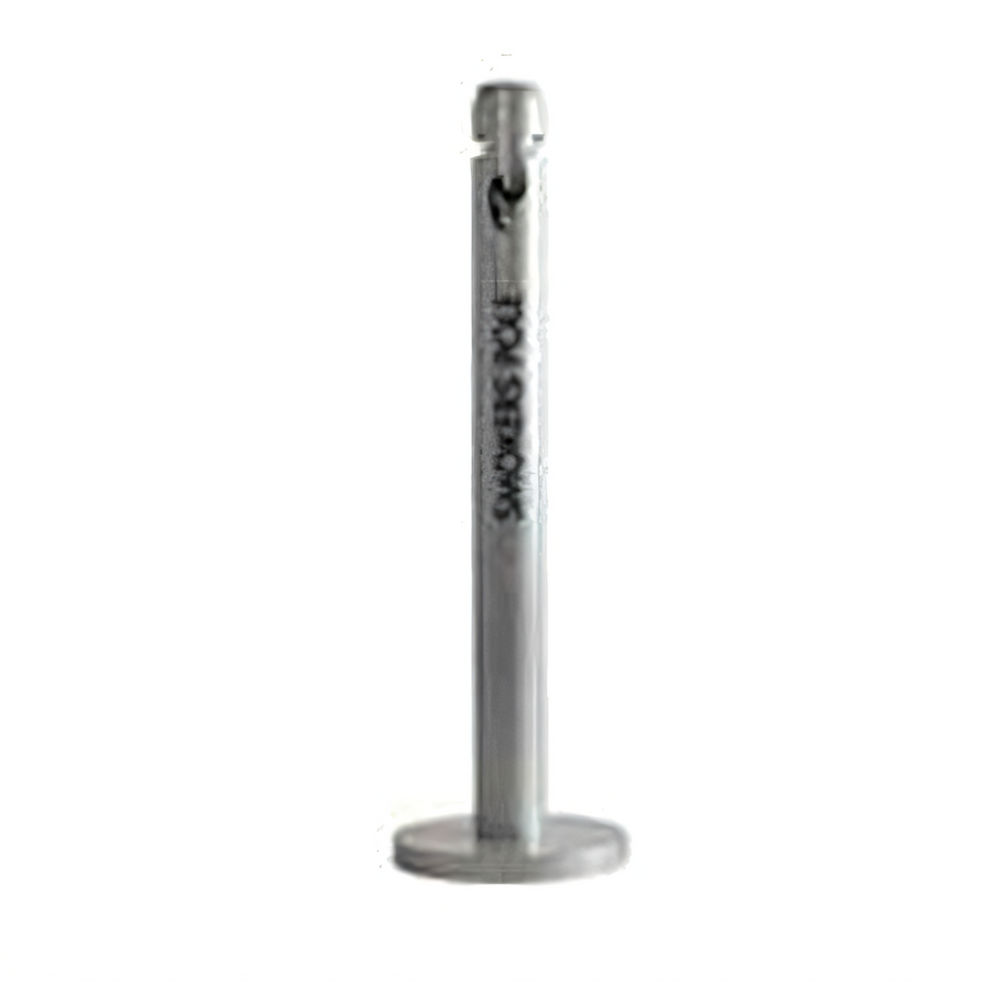 Product image #1 for Smokers Station 4-Inch Round Aluminum Outdoor Cigarette Receptacle, Black